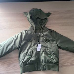 Baby Gap Starwars Grogu bomber jacket new with tags